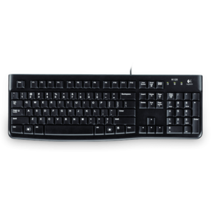 Logitech K120 Usb Keyboard With Bangla Black